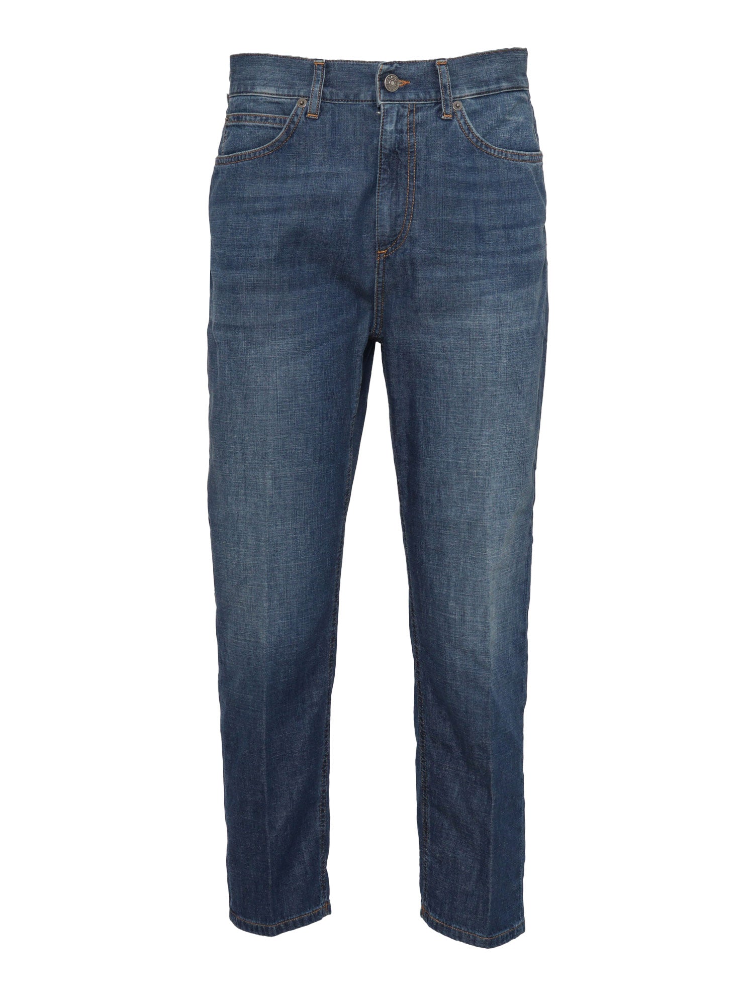 CARRIE PANTS Blue Cotton Jean