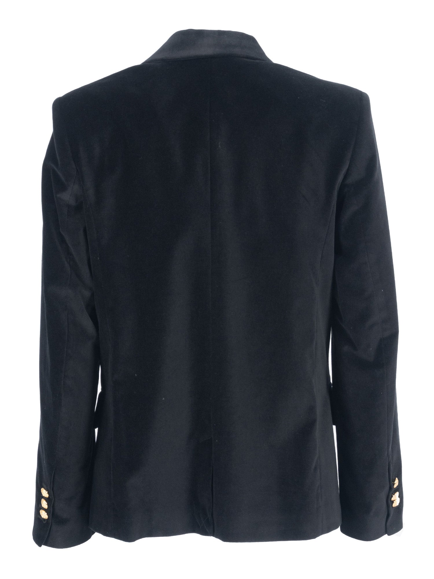 Suit Jacket Black Cotton Lining Viscose