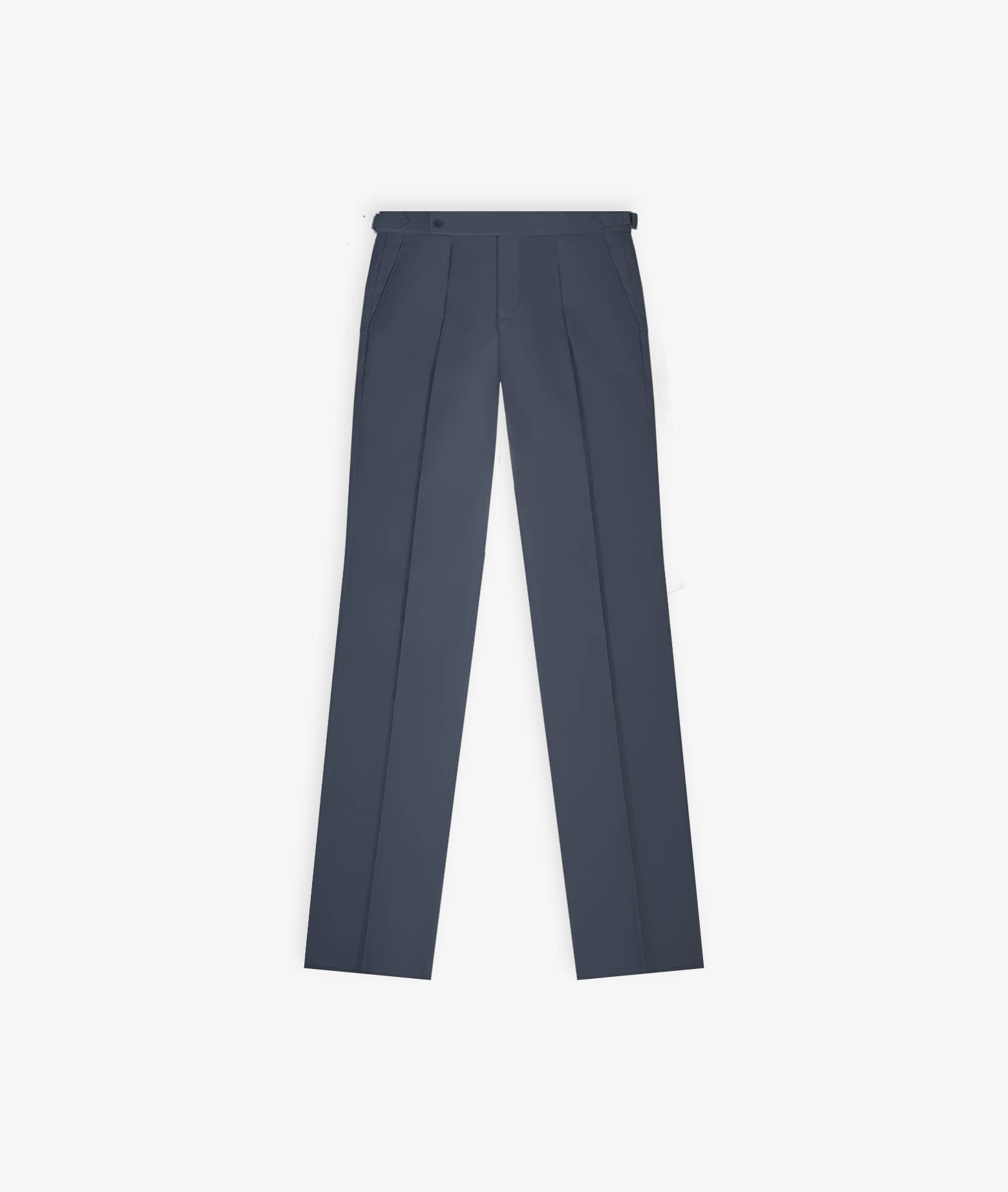 Cotton Trousers San Juan Blue 1 Pince