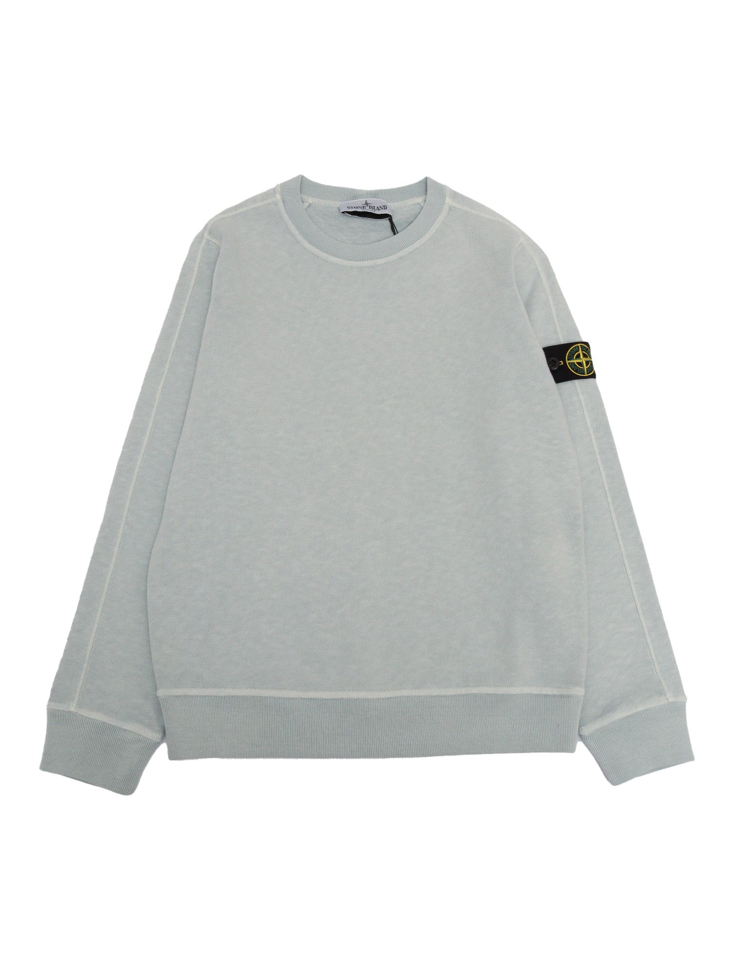 SWEATSHIRT Grey Cotton Rib