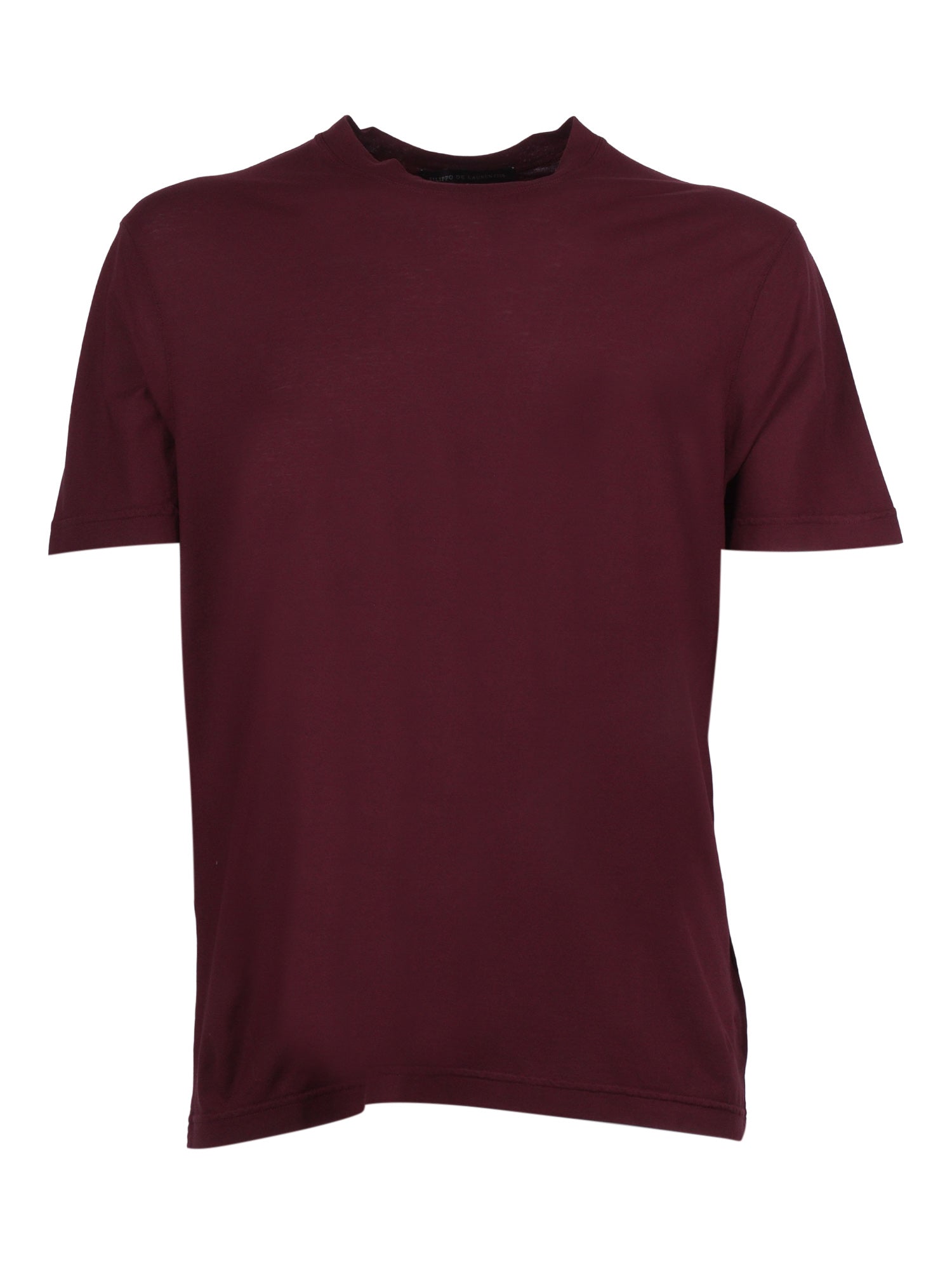 Short Sleeve T-Shirt Red Cotton Sleeves