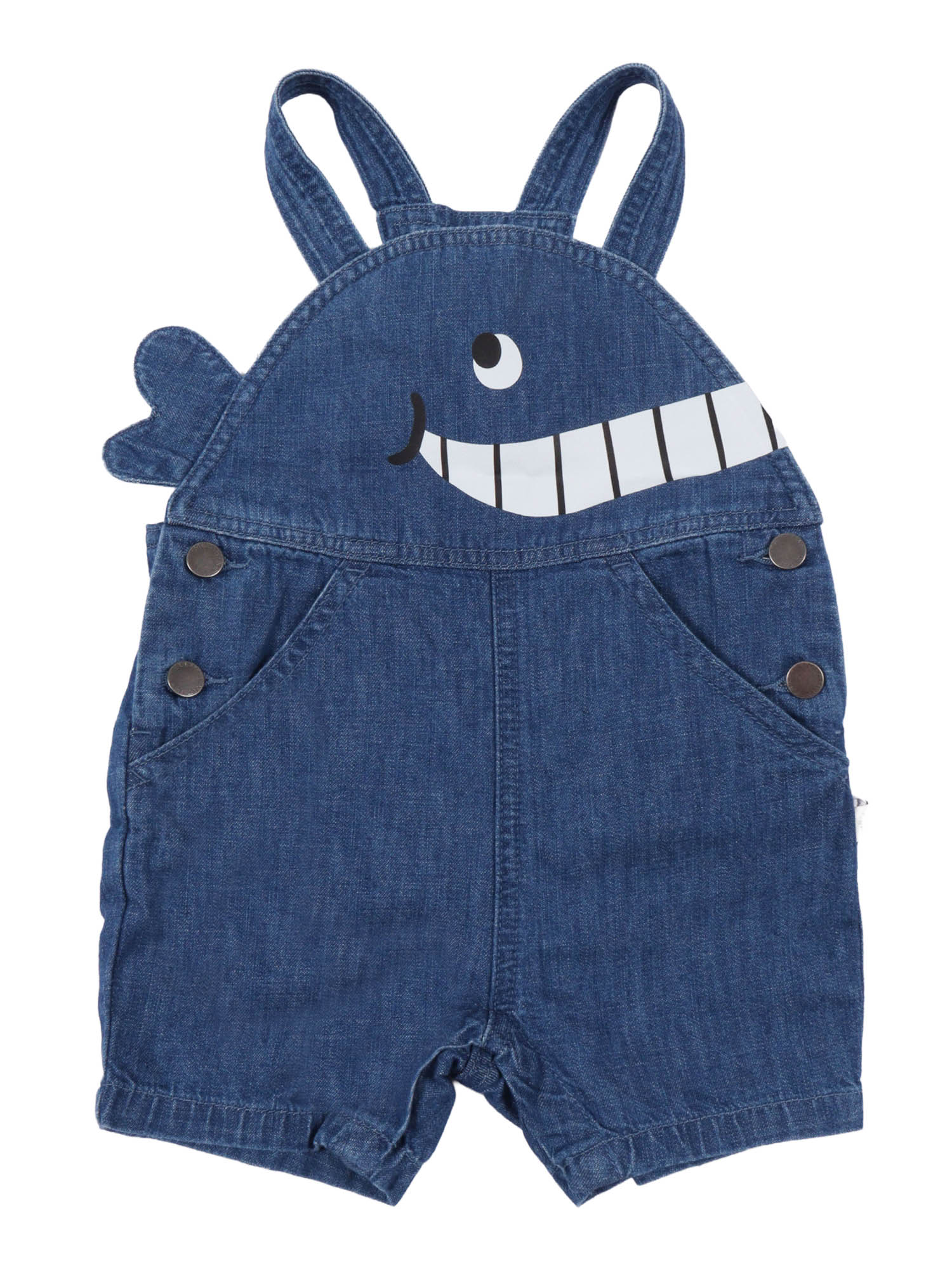 DUNGAREE Blue Cotton Dungarees