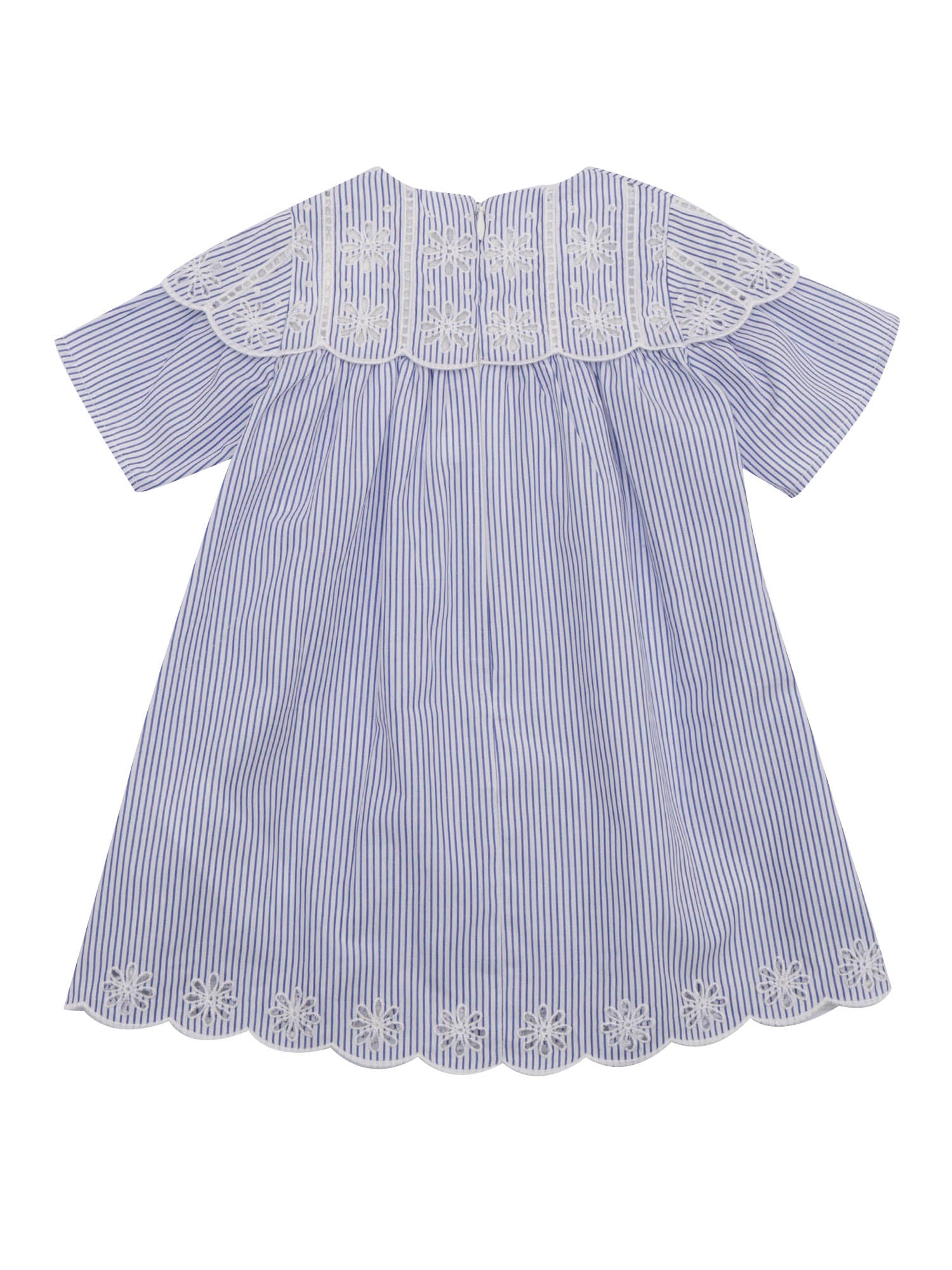 DRESS Light Blue Cotton Fabric 2