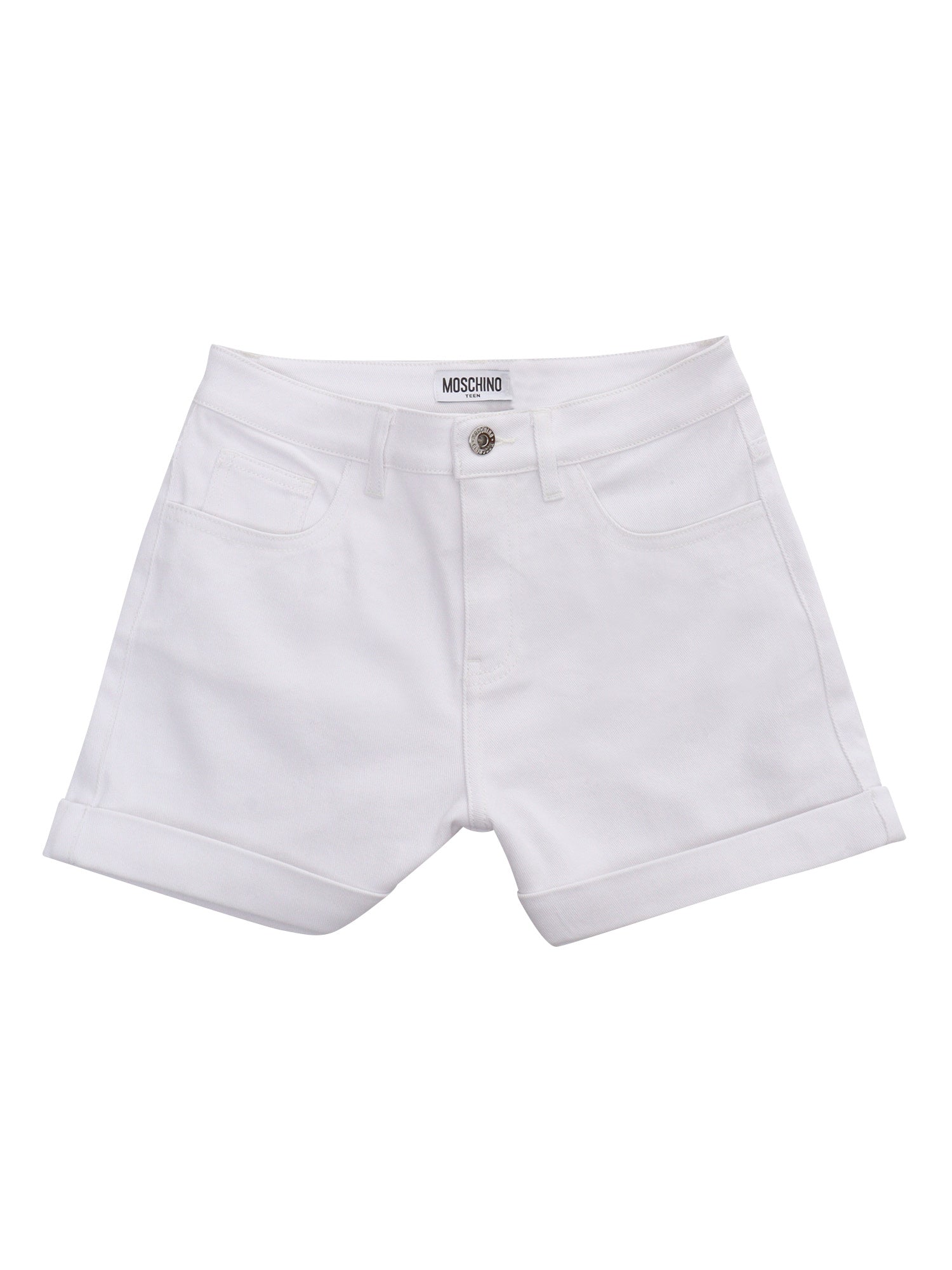 White shorts Cotton Elastane