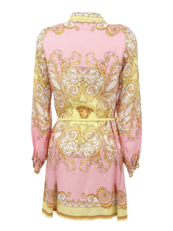 Dress Pink Silk