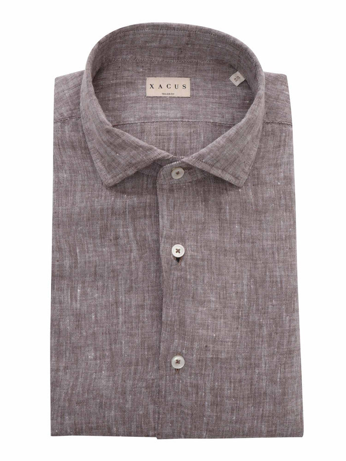 Brown Linen Shirt