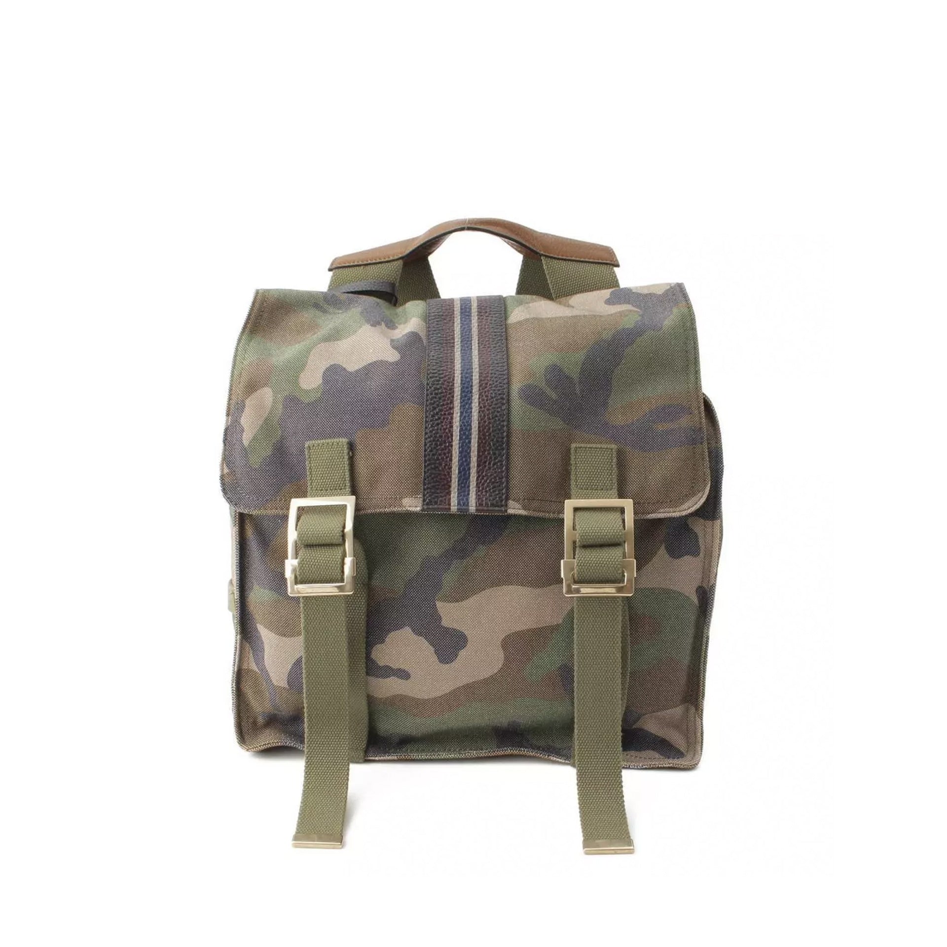 Military Canvas Backpack Green