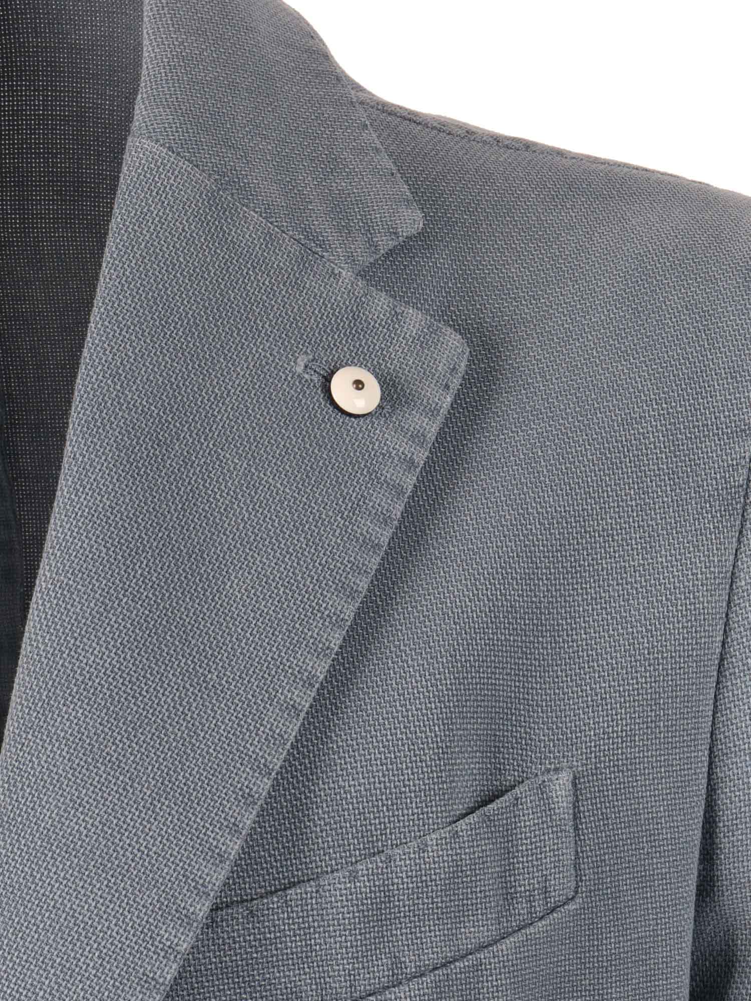 Jacket Grey Cotton Ramie