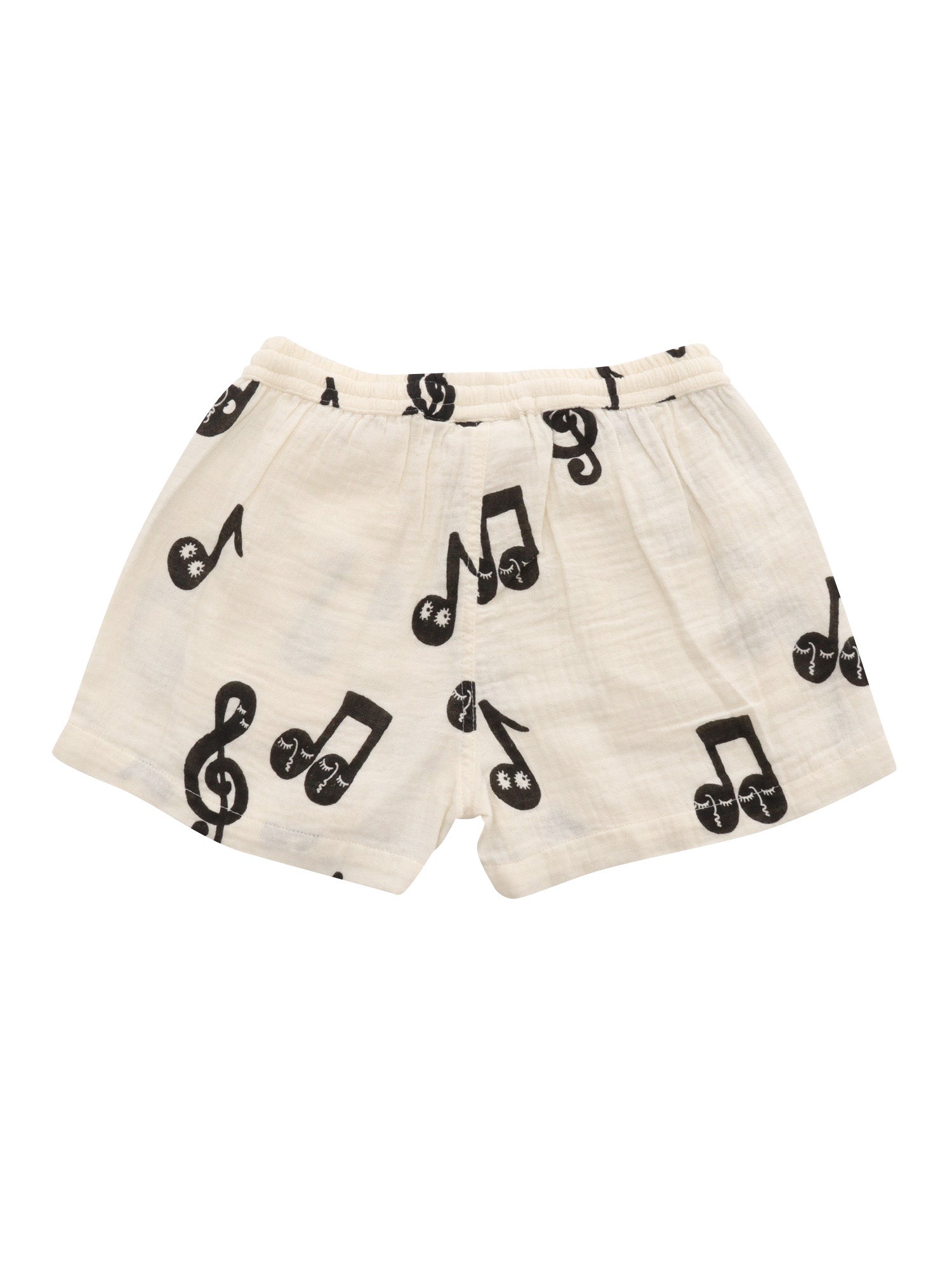 Note aop muslin shorts White Organic Cotton