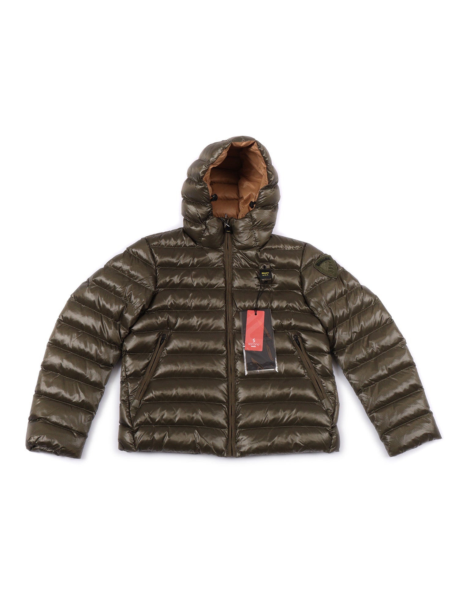 Adams Junior Down Jacket Green Polyamide Short Puffer
