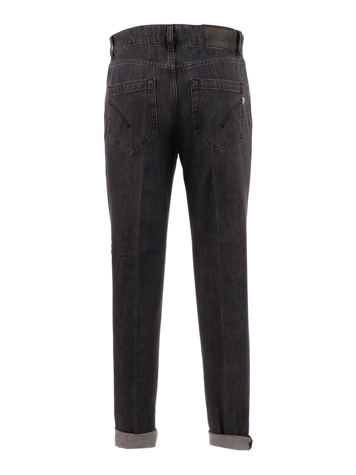KOONS 30 INCHES GIOIE PANTS Black Cotton Lyocel Jean