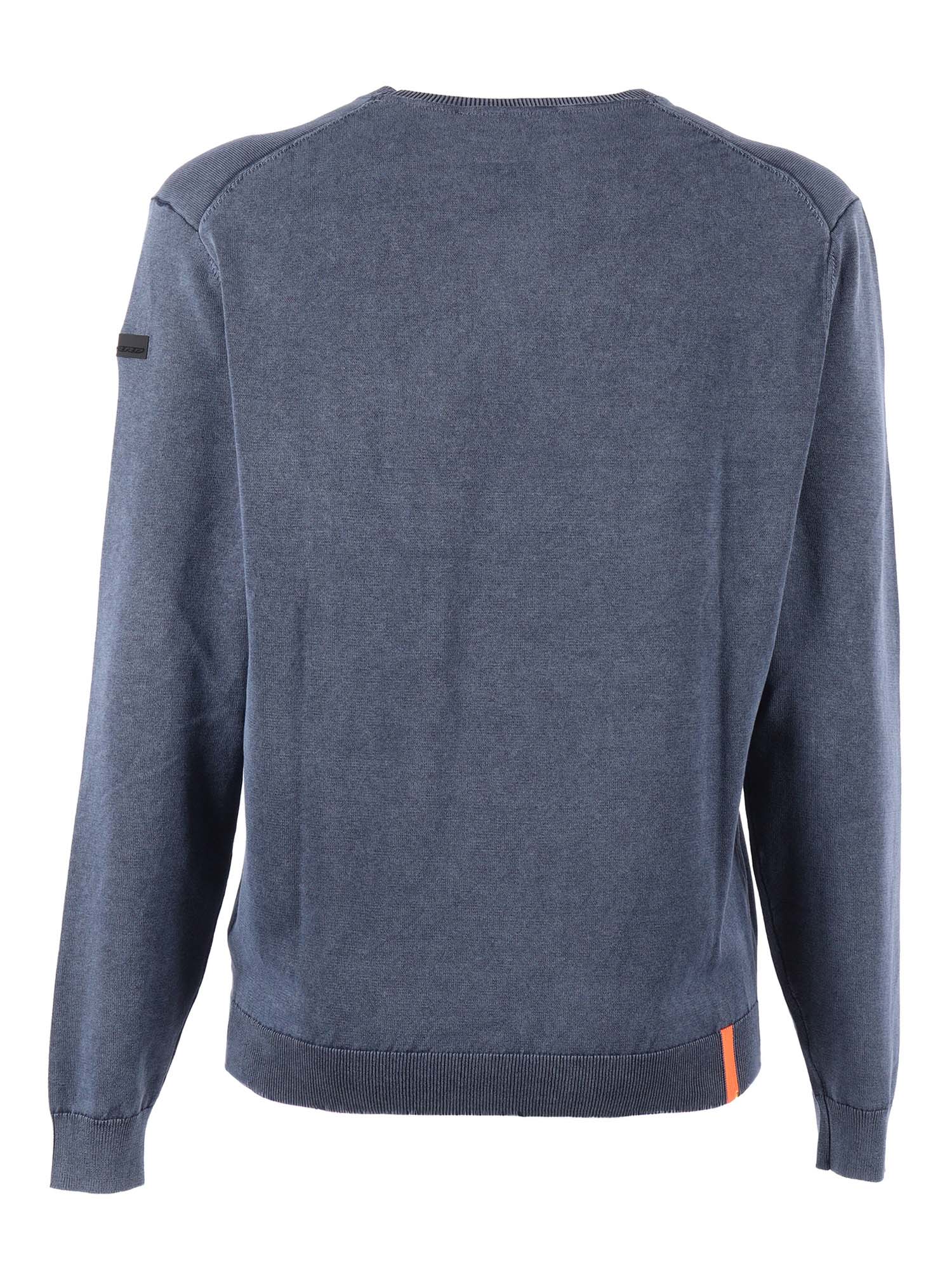 techno wash round 16 knit Blue Cotton Turtleneck