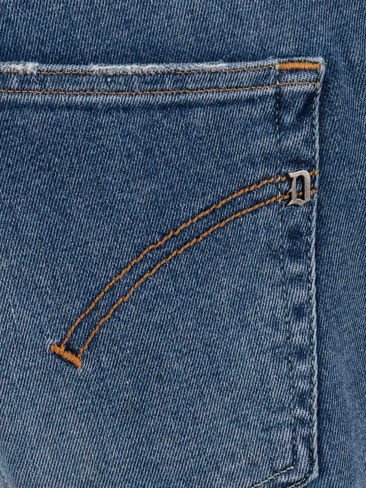 BRIGHTON PANTS Blue Cotton Elastan Jean