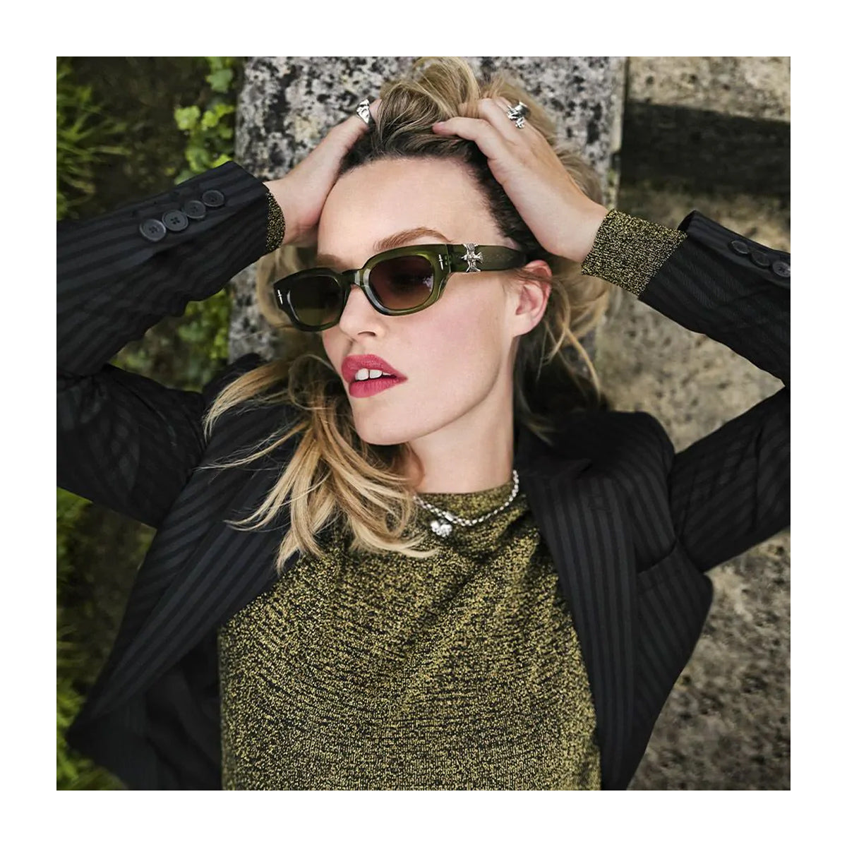 Cutler And Gross The Great Frog 004 03 Leaf Green Verde Acetate Occhiali Da Sole