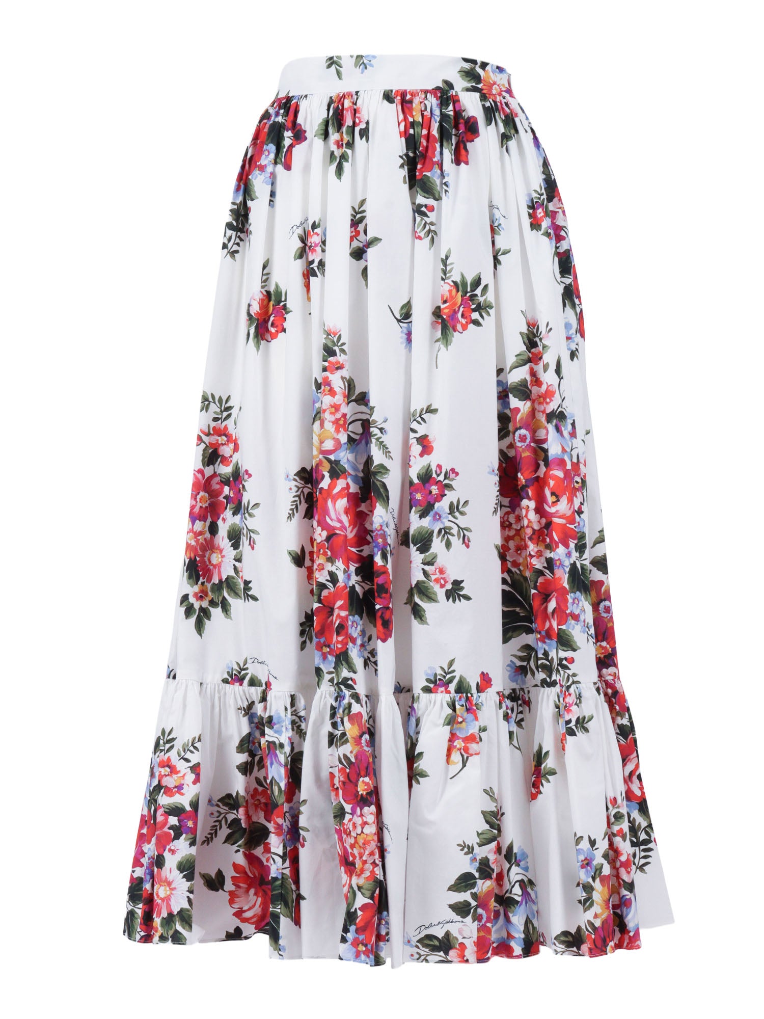 Skirt White Cotton