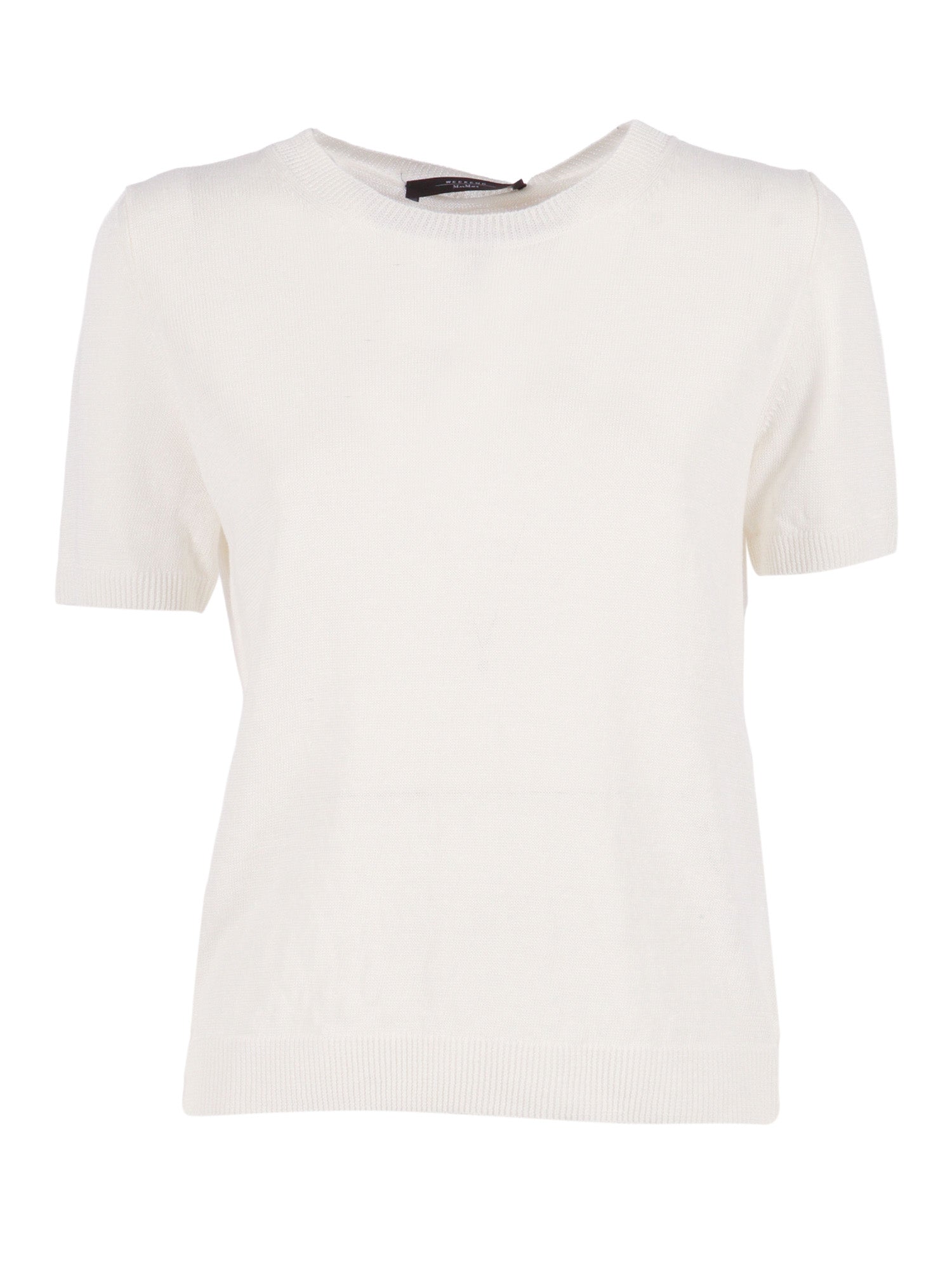SWEATER White Linen Crewneck