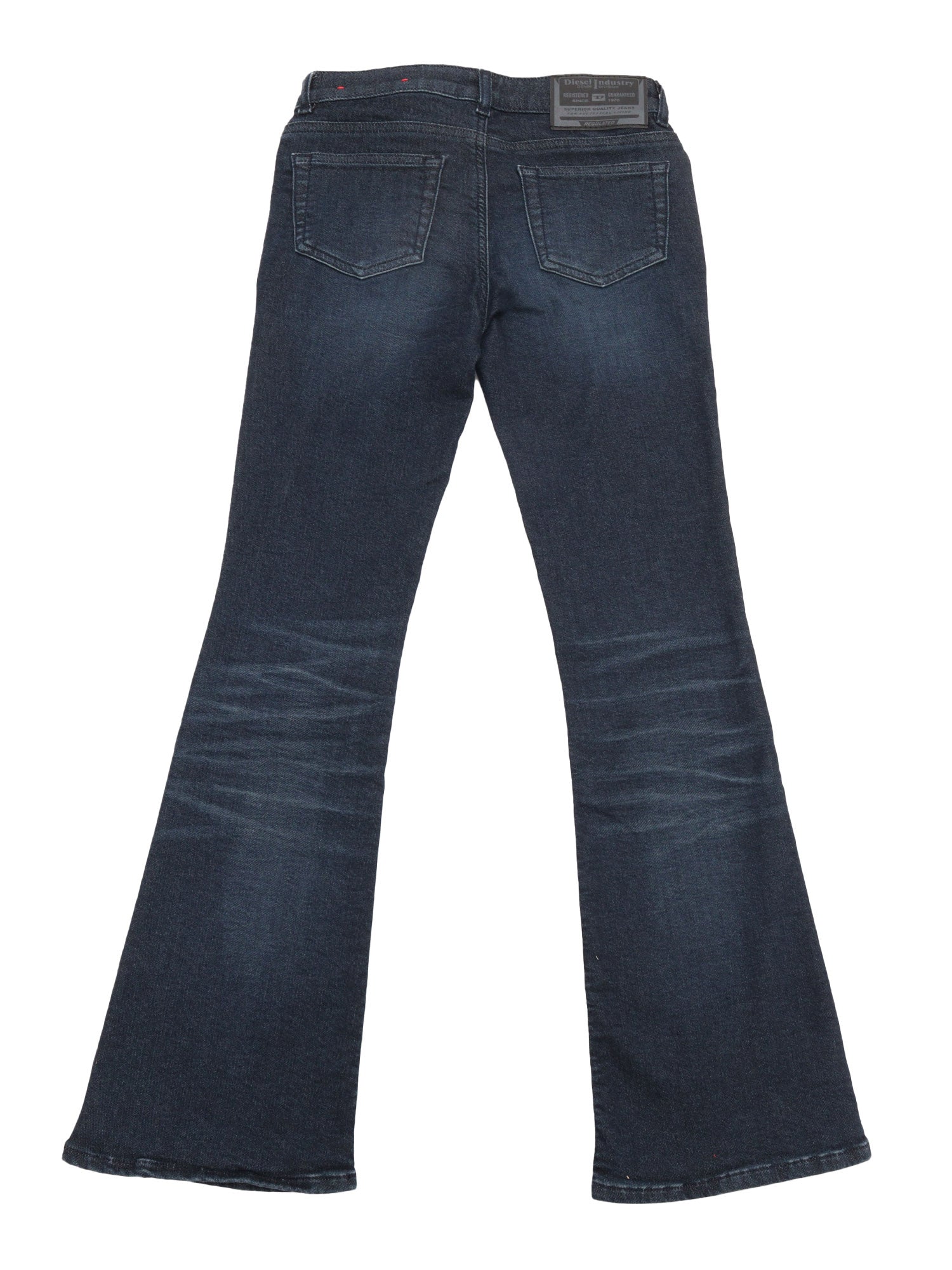 5 Pockets Blue Cotton Elastane Jean