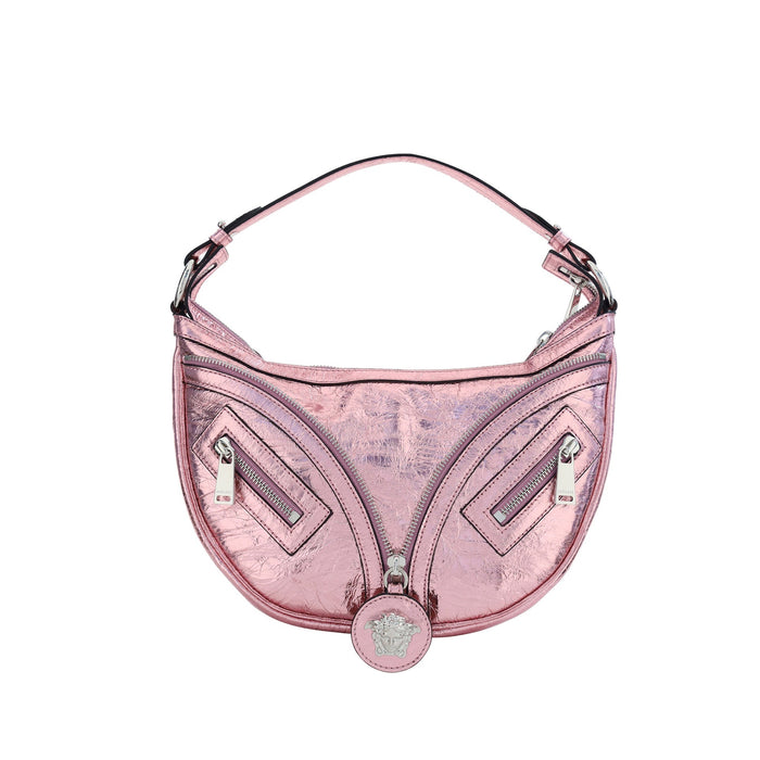 Repeat Hobo Shoulder Bag Pink Lamb Leather