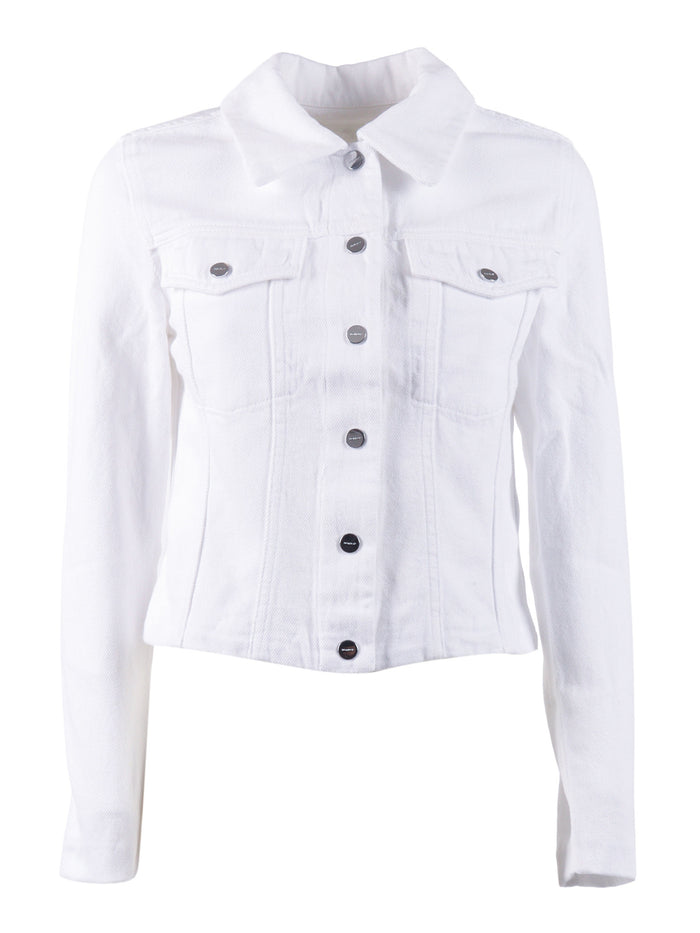JACKET White Cotton Giubbino Corto