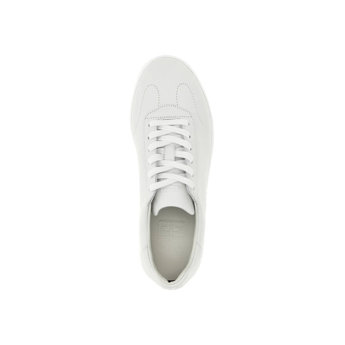 Town Leather Low Sneakers White Calf