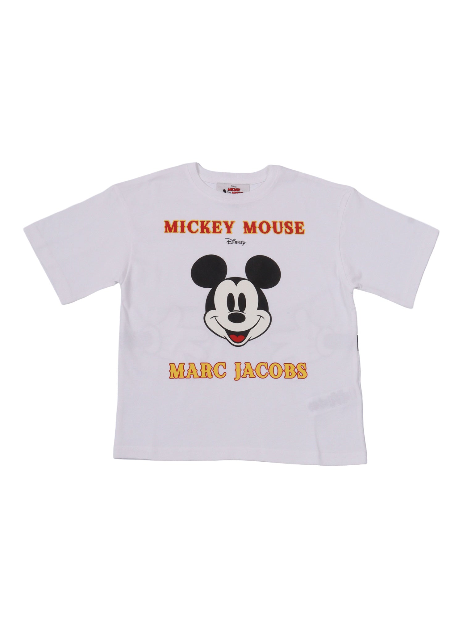 T-Shirt White Cotton Fabric 2 Short Sleeves