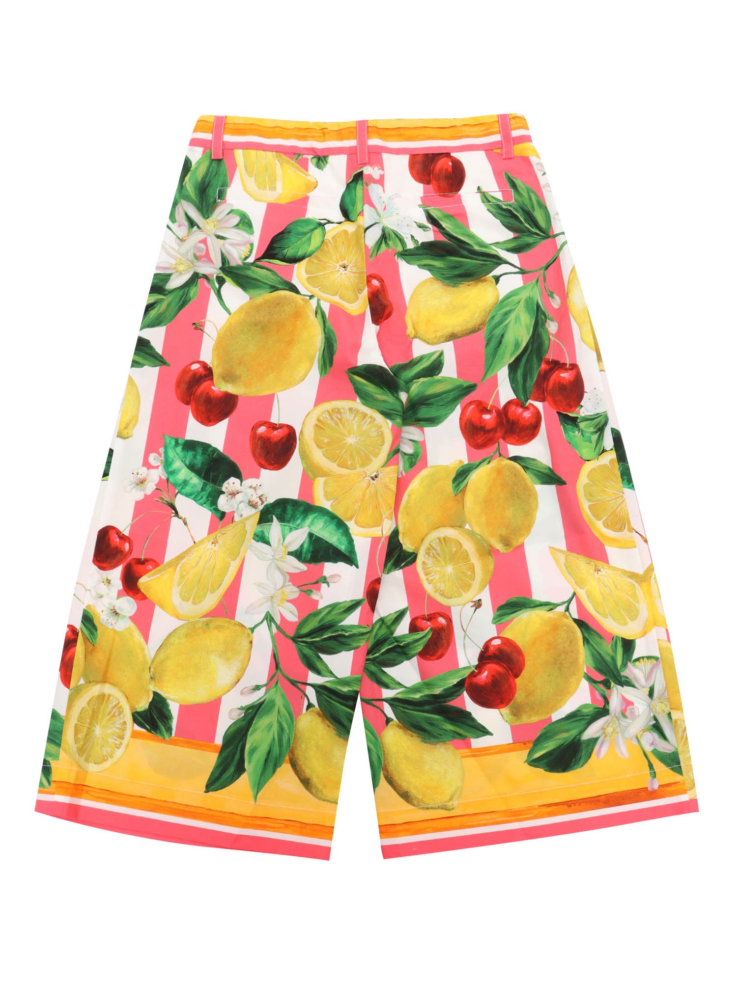 Colorful trousers Yellow Cotton Pant