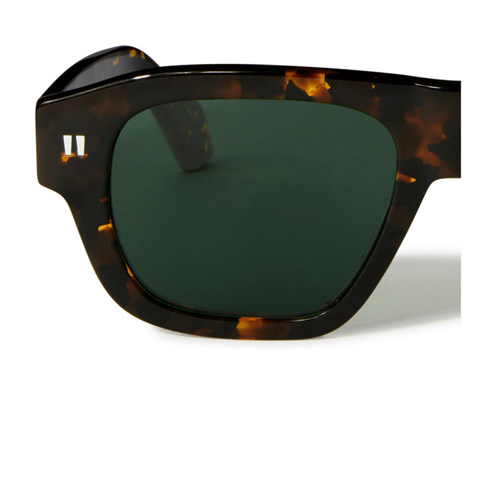 Off White OERI134 PROVIDENCE 6055 Havana Green Marrone Acetate Occhiali Da Sole