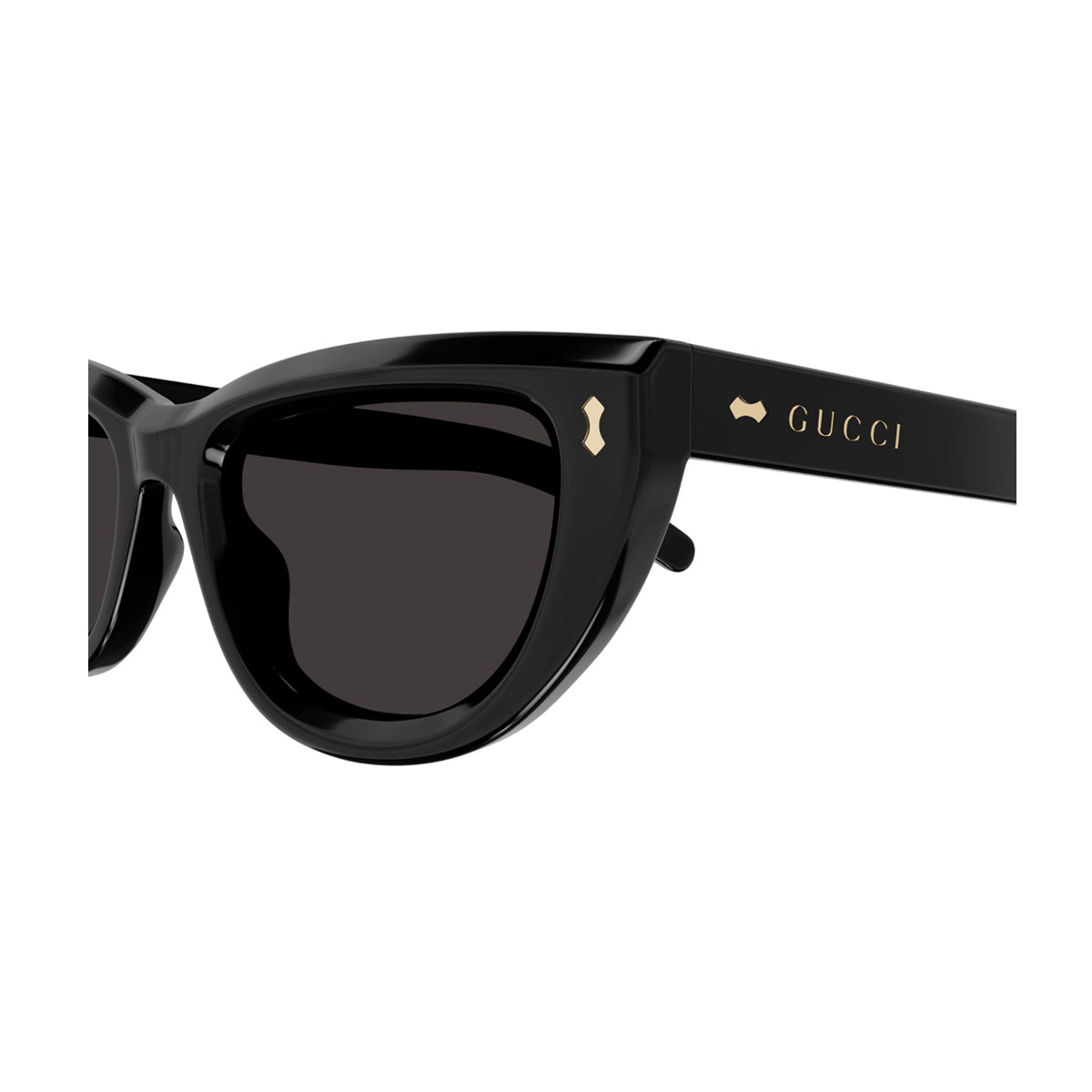 Gucci GG1521S Linea Rivets Nero Acetate Occhiali Sole
