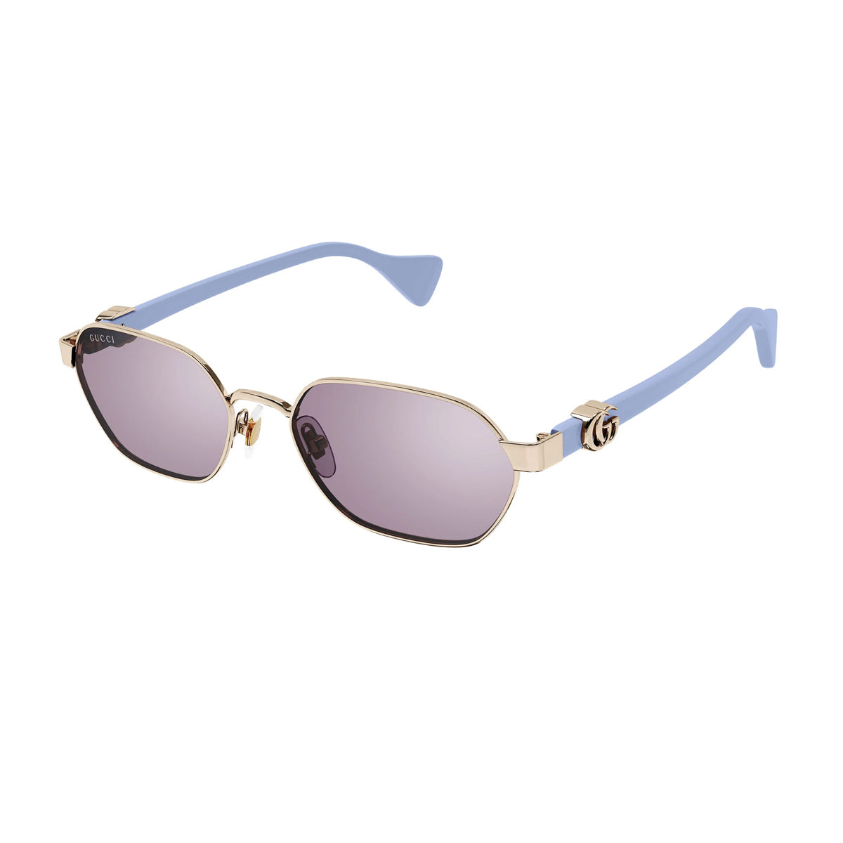 Gucci GG1593S LINE GG LOGO Oro Metal/acetate Occhiali Sole