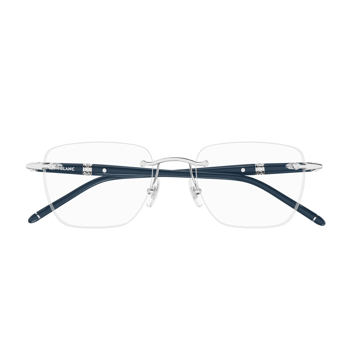 MB0346O LINEA MEISTERSTÜCK 002 Argento Metal Occhiali Vista