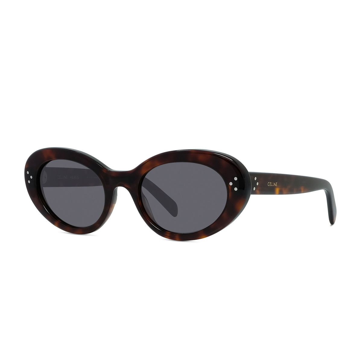 Celine CL40193I 3 Dots 52A Havana Marrone Acetate Occhiali Da Sole