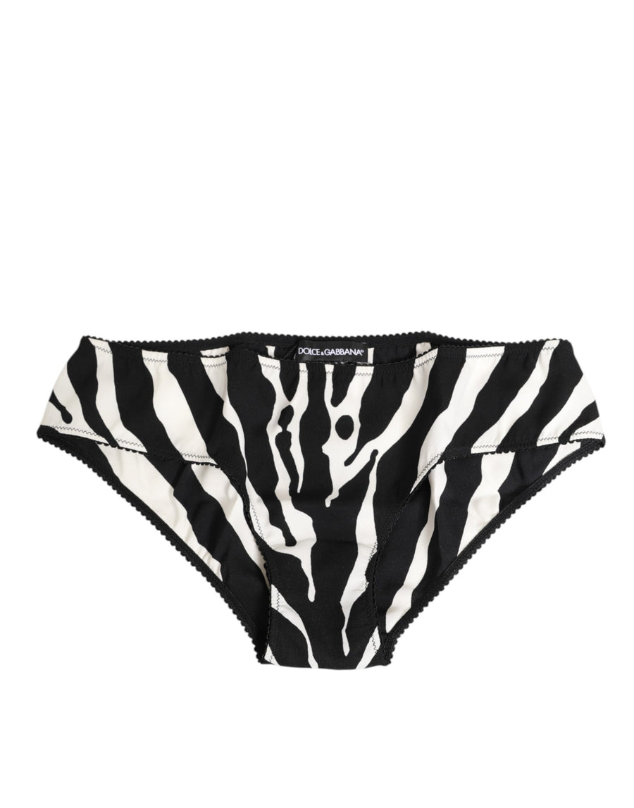 Dolce & Gabbana 95% Silk slip briefs in black