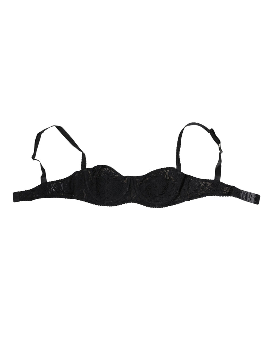 Dolce & Gabbana 100% Polyamide (Nylon) bra in black