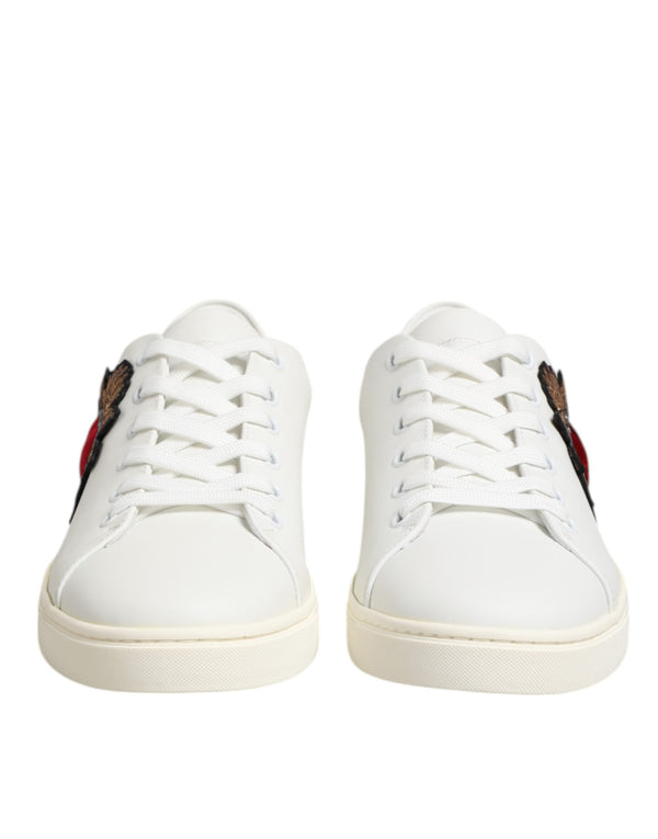 Dolce & Gabbana 100% Calf Leather sneaker in white