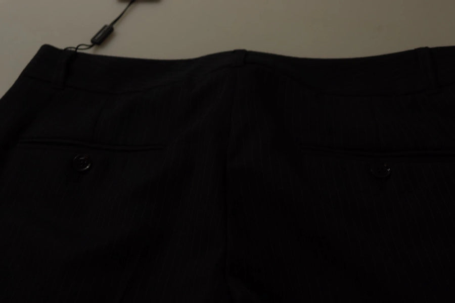 Dolce & Gabbana 60% Virgin Wool trousers in black