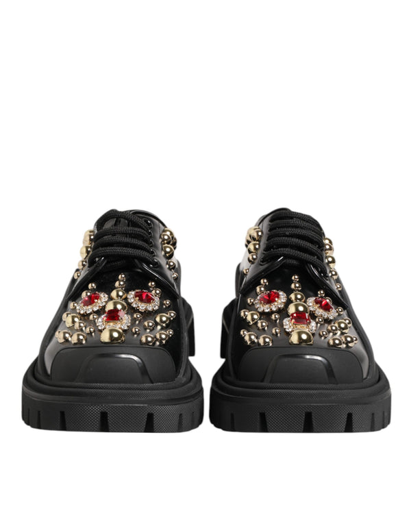 Dolce & Gabbana 100% Leather derby shoe in black