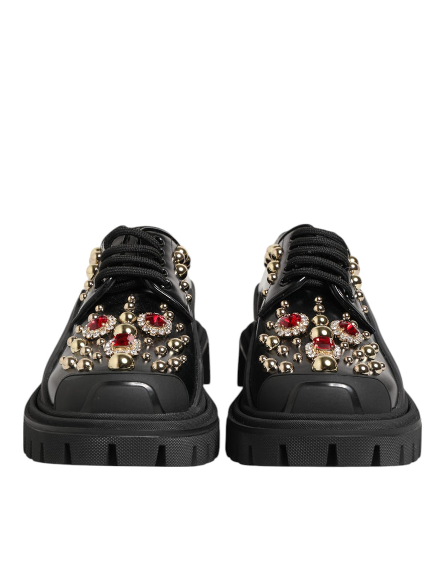 Dolce & Gabbana 100% Leather derby shoe in black