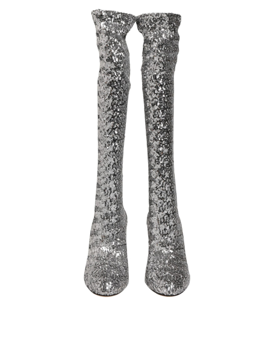 Dolce & Gabbana 62% PA boot in silver