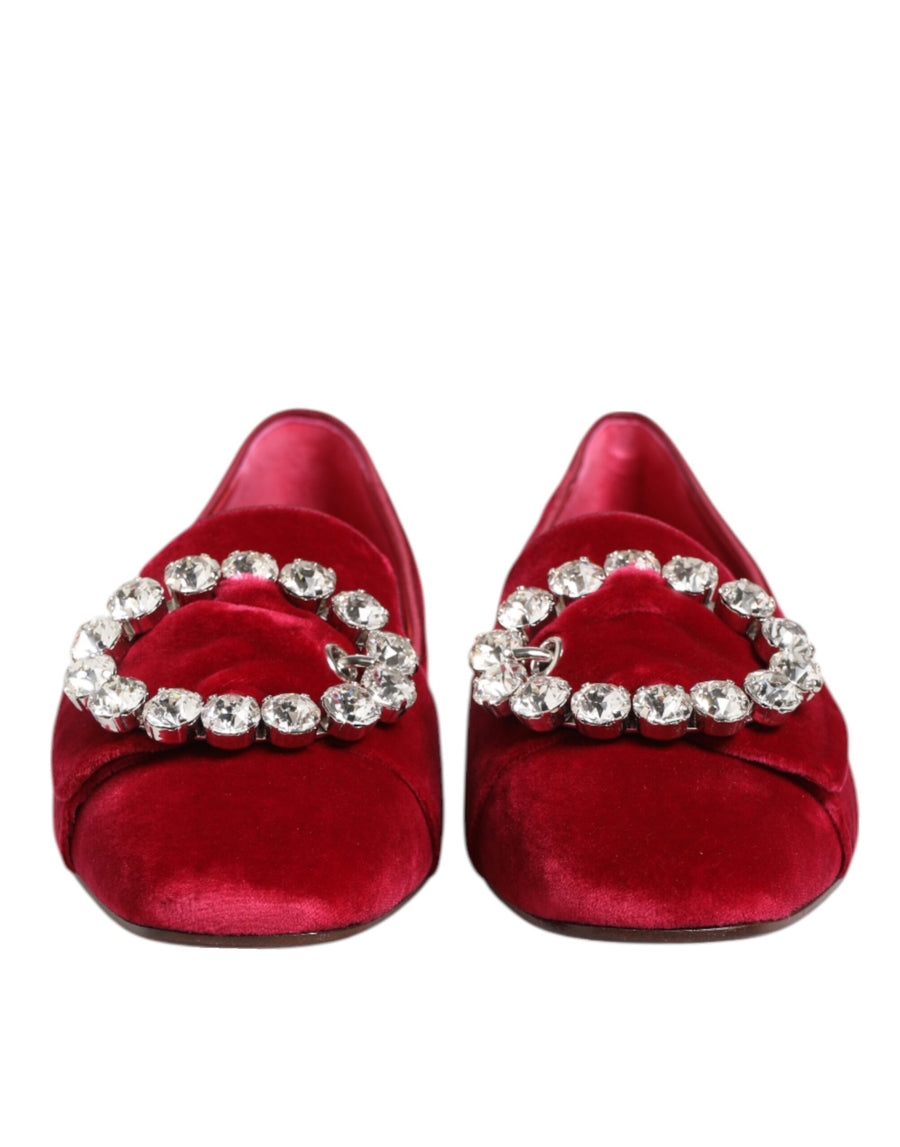 Dolce & Gabbana 79% Cotton flat in red