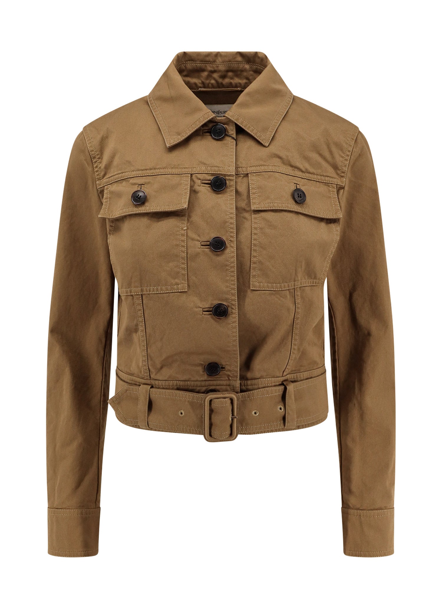 Saint Laurent Jackets Beige Cotone Certificato