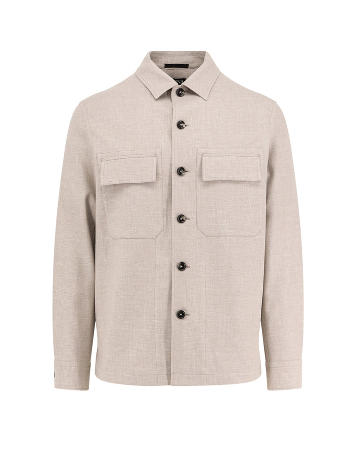 Zegna Shirts Grey