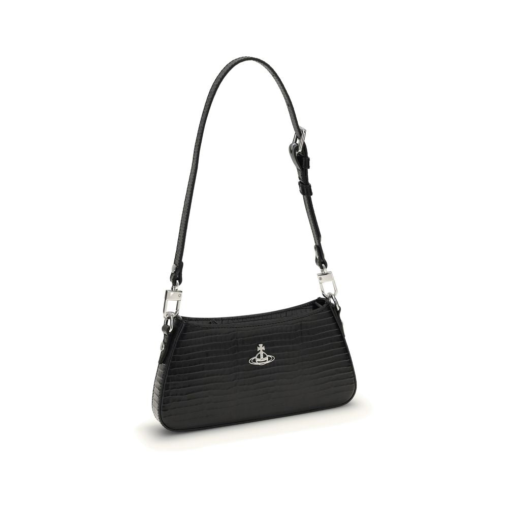 Vivienne Westwood 100% Calf Leather shoulder bag in black — view 2