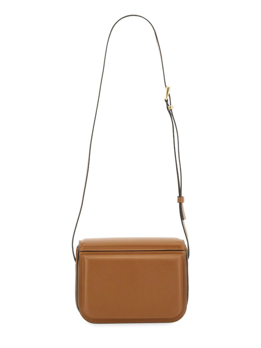 Medium Oscar Trunk Bag Brown Leather Shoulder