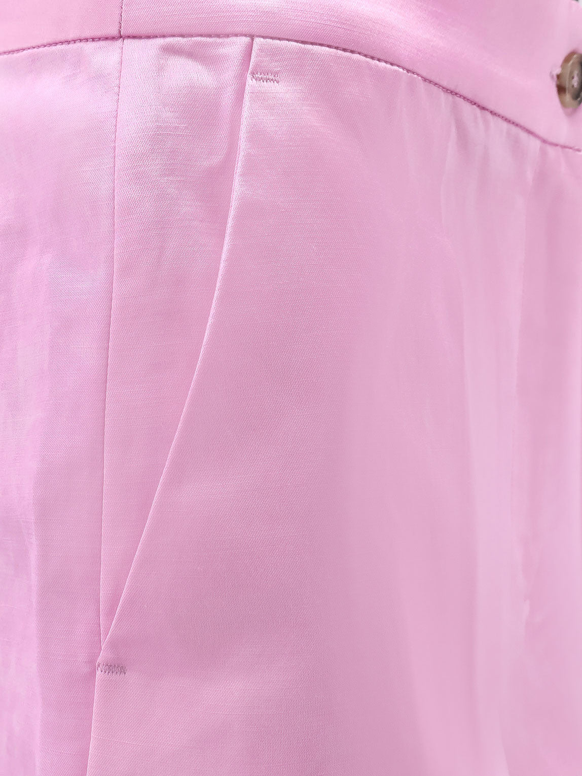 Pinko Shorts Pink Viscosa Lino Cotone