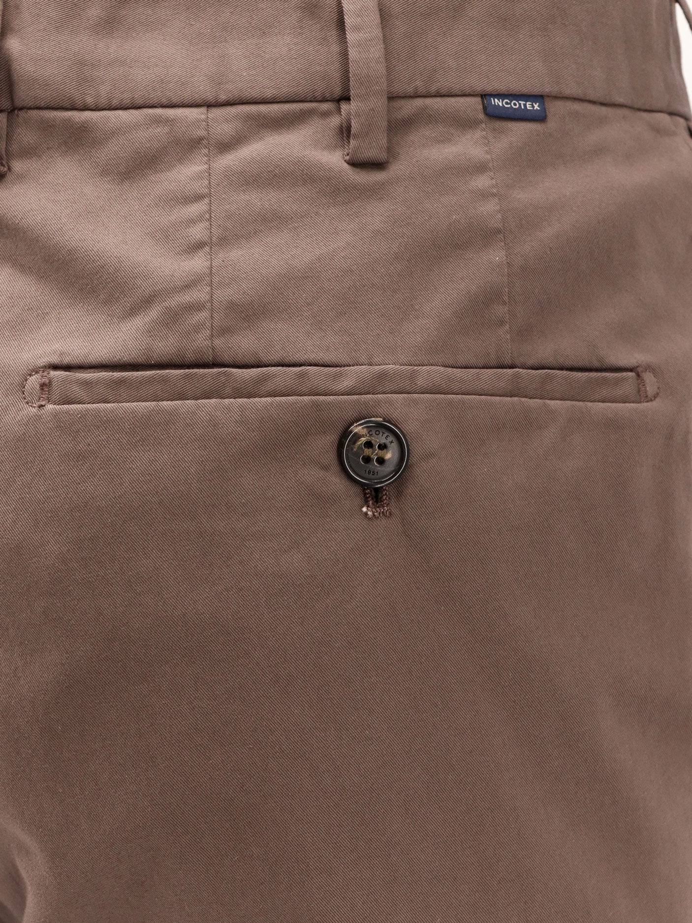 Incotex Rtw Brown Cotone Elastan