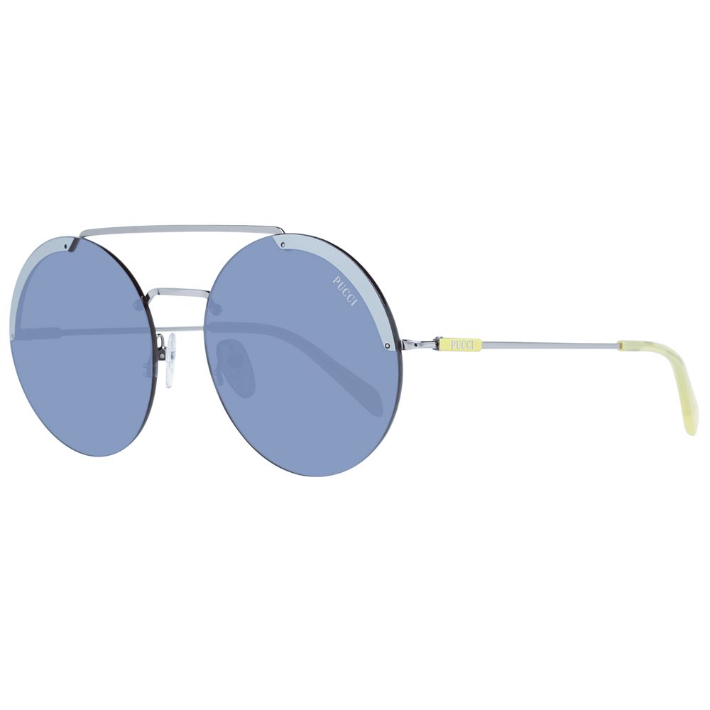 Gray Metal Sunglasses