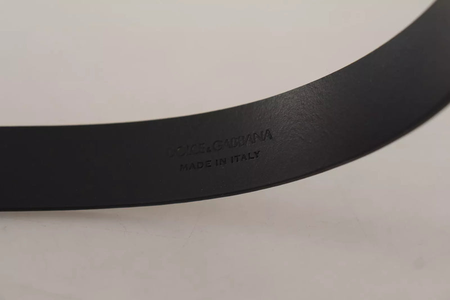 Dolce & Gabbana Leather belt in black