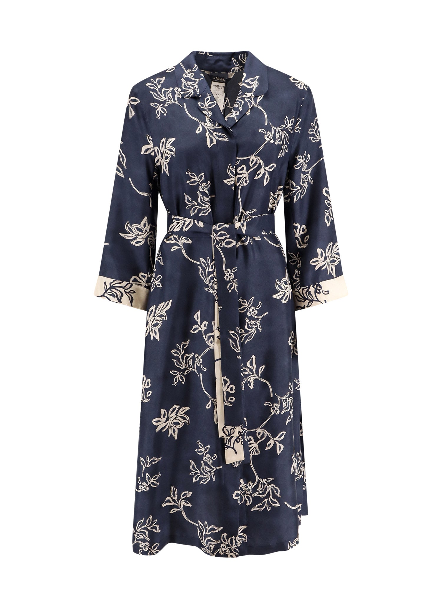 S Max Mara Dresses Blue Seta