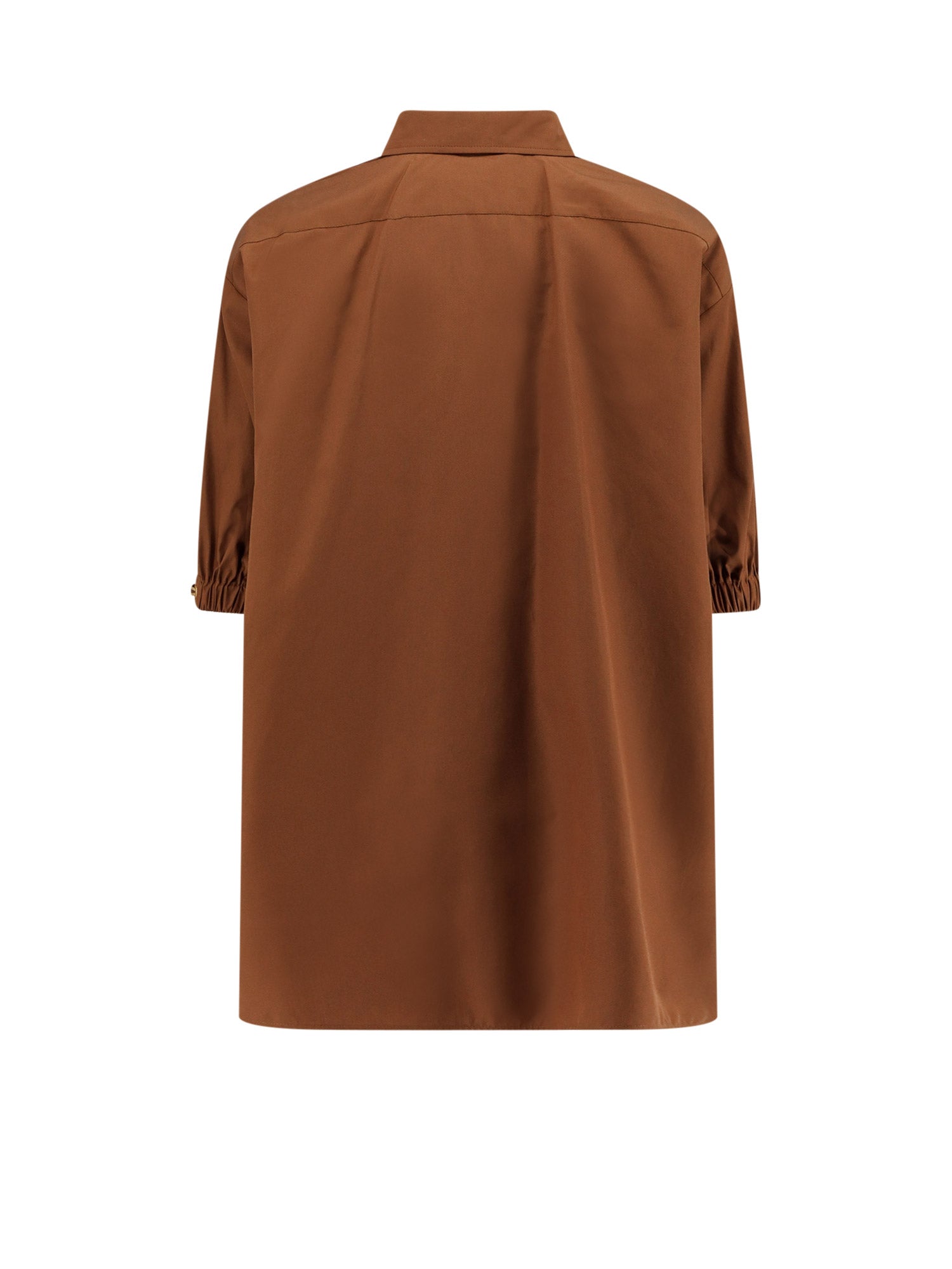 Max Mara Shirts Brown 100 % Cotone