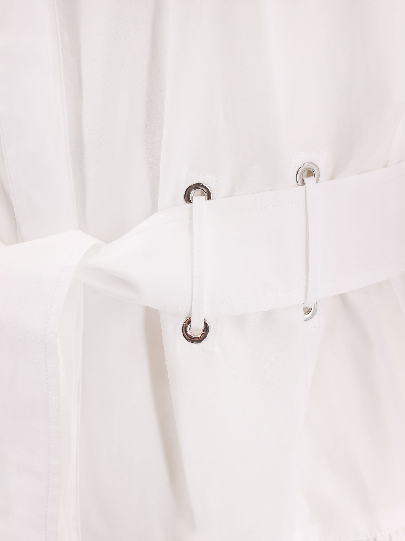 Max Mara Dresses White 100 % Cotone